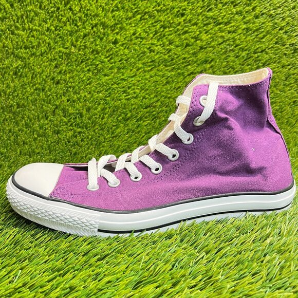 Converse Chuck Taylor All Star High Mens Size 9.5 Purple Athletic Shoes Sneakers - Picture 3 of 10
